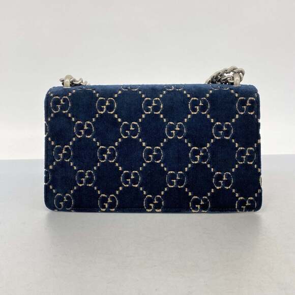 GUCCI Authentic Blue Shoulder Bag
